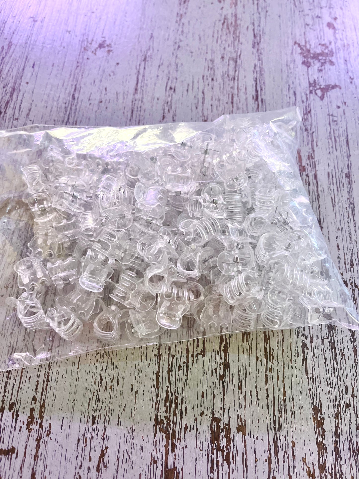 Plant Clips - Clear Plastic